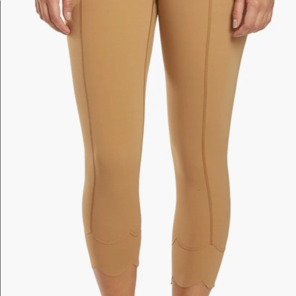 Free People Beige Yoga Leggings cropped - Picture 8 of 15